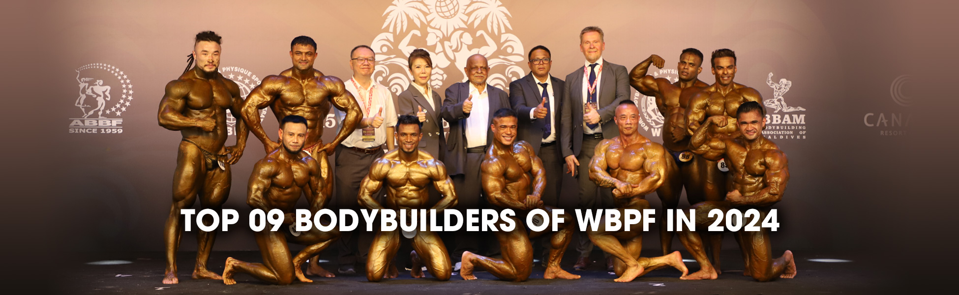 TOP 09 BODYBUILDERS OF WBPF IN 2024